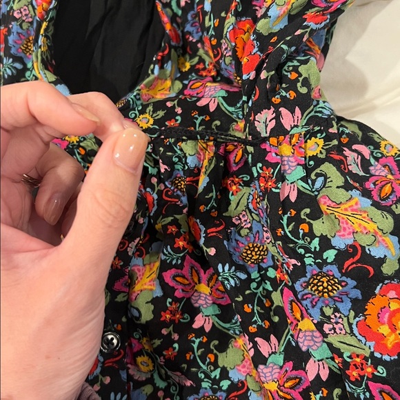 Boden floral button down cotton maxi dress with pockets size 4 - Picture 5 of 6